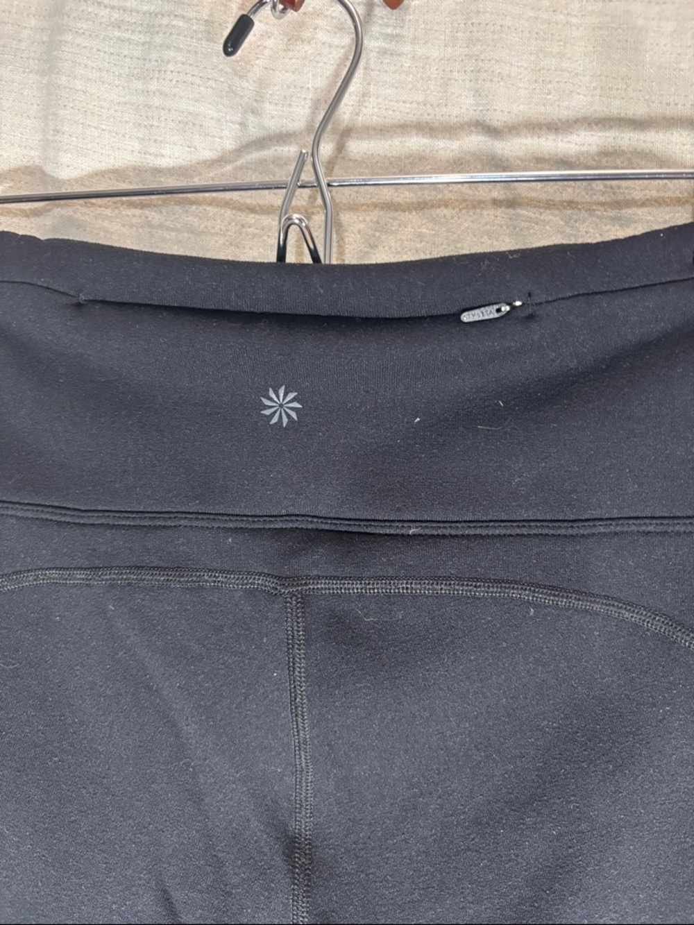 Athleta Black High-Rise Track Joggers Altitude Tight - Picture 6 of 7